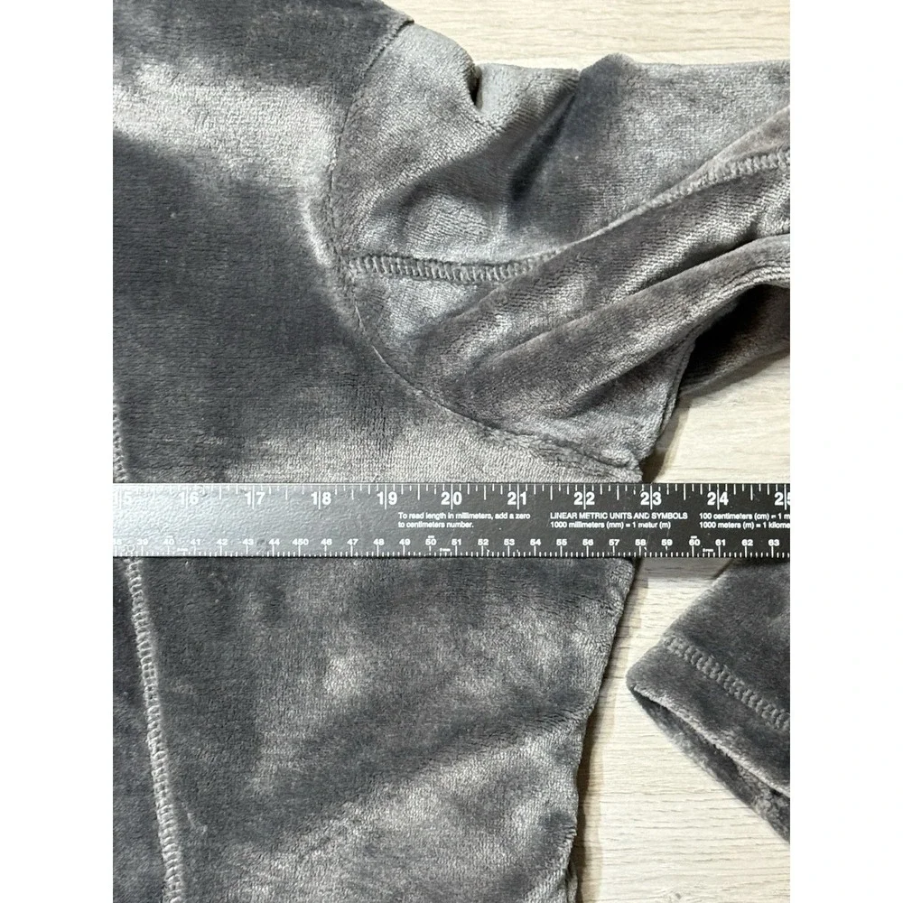 Weatherproof Cozy Sherpa Hoodie Women 1X Full Zip Gray Charcoal F9535W NWT - Picture 4 of 12